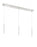 3 Light Linear Chandelier | 917MP12-WH-LED-3LBN
