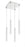 4 Light Chandelier | 917MP12-WH-LED-4SCH
