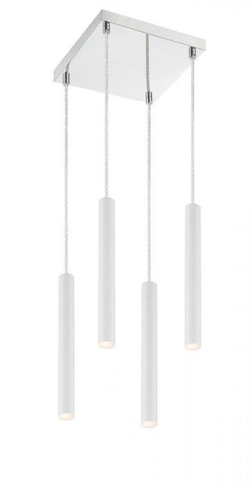 4 Light Chandelier | 917MP12-WH-LED-4SCH