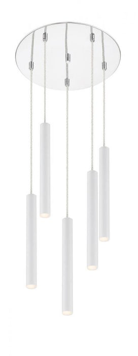 5 Light Chandelier | 917MP12-WH-LED-5RCH