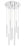 9 Light Chandelier | 917MP12-WH-LED-9RCH