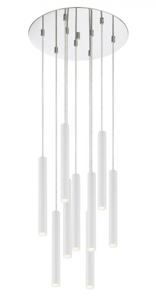 9 Light Chandelier | 917MP12-WH-LED-9RCH