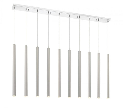 10 Light Linear Chandelier | 917MP24-BN-LED-10LCH