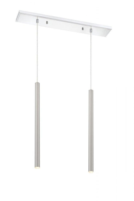 2 Light Linear Chandelier | 917MP24-BN-LED-2LCH