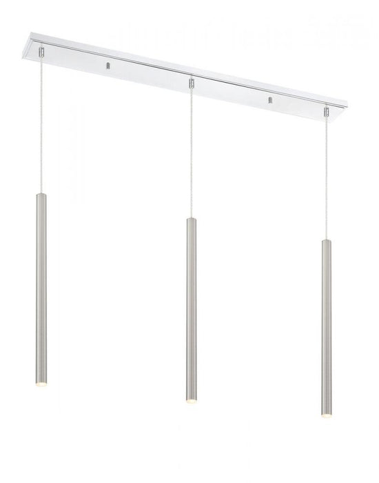 3 Light Linear Chandelier | 917MP24-BN-LED-3LCH