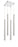 4 Light Chandelier | 917MP24-BN-LED-4SCH