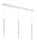 3 Light Linear Chandelier | 917MP24-CH-LED-3LCH