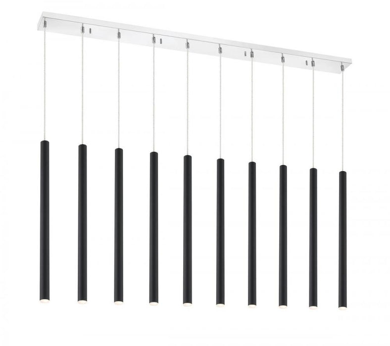 10 Light Linear Chandelier | 917MP24-MB-LED-10LCH