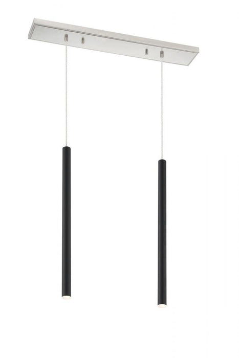 2 Light Linear Chandelier | 917MP24-MB-LED-2LBN