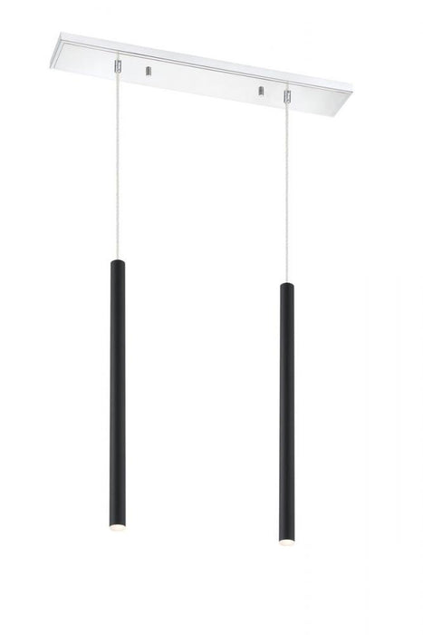 2 Light Linear Chandelier | 917MP24-MB-LED-2LCH
