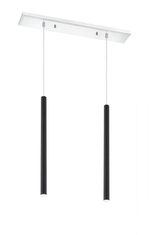 2 Light Linear Chandelier | 917MP24-MB-LED-2LCH