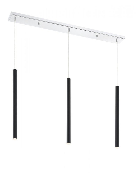 3 Light Linear Chandelier | 917MP24-MB-LED-3LCH