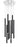 9 Light Chandelier | 917MP24-MB-LED-9RCH