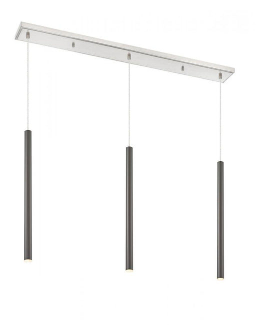 3 Light Linear Chandelier | 917MP24-PBL-LED-3LBN