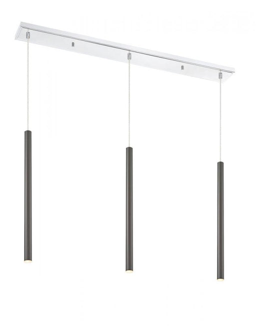 3 Light Linear Chandelier | 917MP24-PBL-LED-3LCH