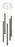 5 Light Chandelier | 917MP24-PBL-LED-5RCH
