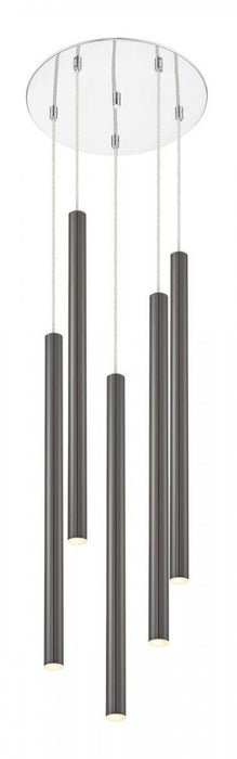 5 Light Chandelier | 917MP24-PBL-LED-5RCH