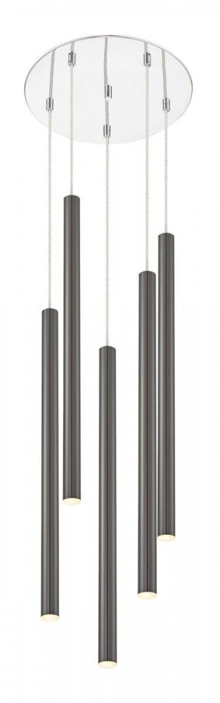 5 Light Chandelier | 917MP24-PBL-LED-5RCH