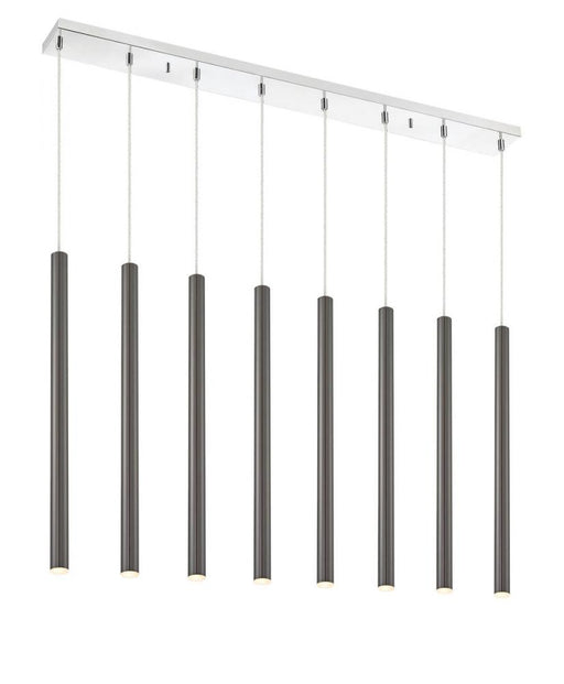 8 Light Linear Chandelier | 917MP24-PBL-LED-8LCH
