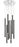 9 Light Chandelier | 917MP24-PBL-LED-9RCH
