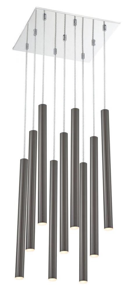 9 Light Chandelier | 917MP24-PBL-LED-9SCH