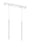 2 Light Linear Chandelier | 917MP24-WH-LED-2LCH
