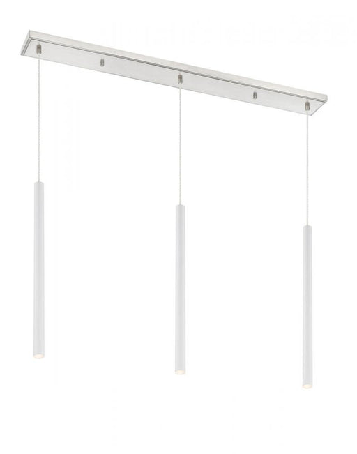 3 Light Linear Chandelier | 917MP24-WH-LED-3LBN