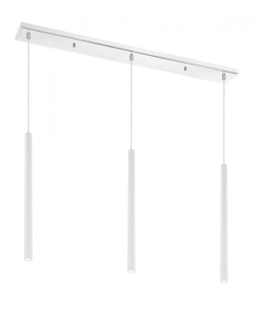 3 Light Linear Chandelier | 917MP24-WH-LED-3LCH