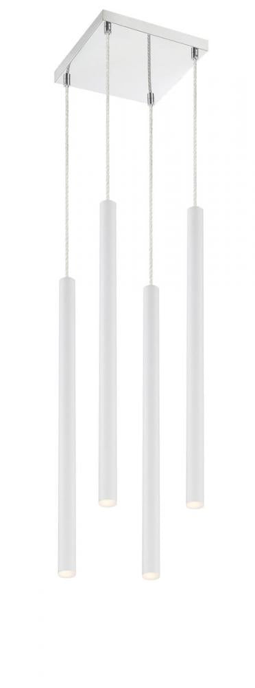 4 Light Chandelier | 917MP24-WH-LED-4SCH