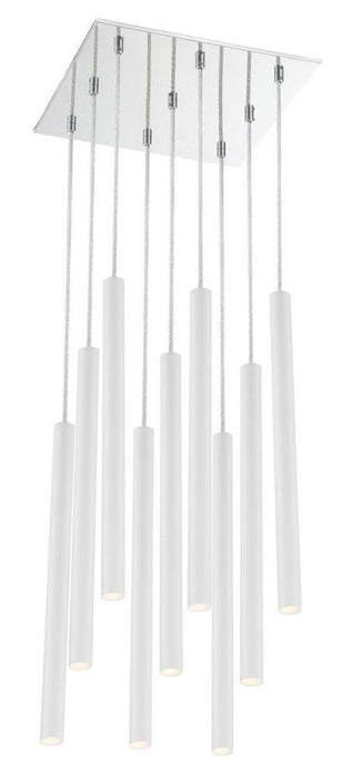 9 Light Chandelier | 917MP24-WH-LED-9SCH