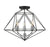 3 Light Semi Flush Mount | 918SF-MB-CH