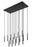 17 Light Linear Chandelier | 919MP12-17L-MB-LED
