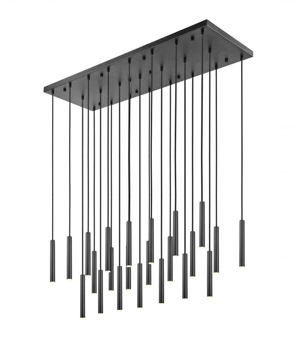 23 Light Linear Chandelier | 919MP12-23L-MB-LED