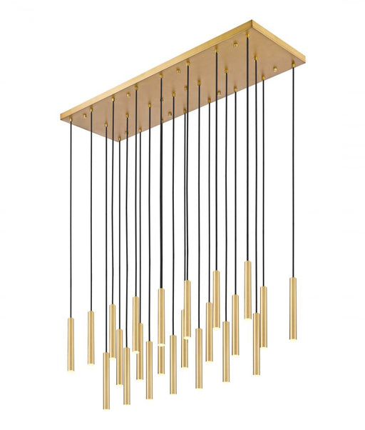 23 Light Linear Chandelier | 919MP12-23L-MGLD-LED