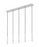 5 Light Linear Chandelier | 919MP12-5L-BN-LED