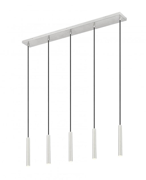 5 Light Linear Chandelier | 919MP12-5L-BN-LED