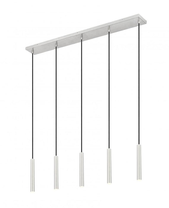 5 Light Linear Chandelier | 919MP12-5L-BN-LED