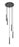 5 Light Chandelier | 919MP12-5R-MB-LED