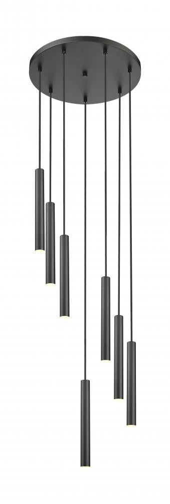 7 Light Chandelier | 919MP12-7R-MB-LED