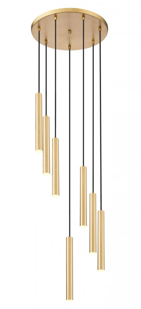 7 Light Chandelier | 919MP12-7R-MGLD-LED