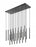 23 Light Linear Chandelier | 919MP24-23L-MB-LED