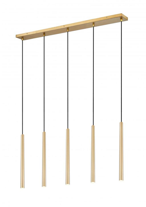 5 Light Linear Chandelier | 919MP24-5L-MGLD-LED