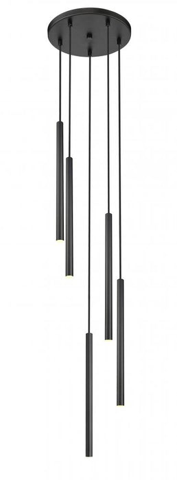 5 Light Chandelier | 919MP24-5R-MB-LED