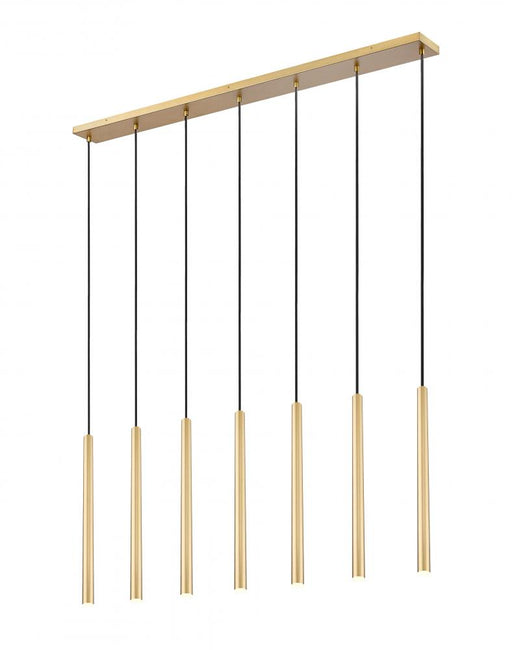 7 Light Linear Chandelier | 919MP24-7L-MGLD-LED