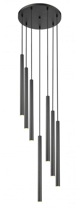 7 Light Chandelier | 919MP24-7R-MB-LED