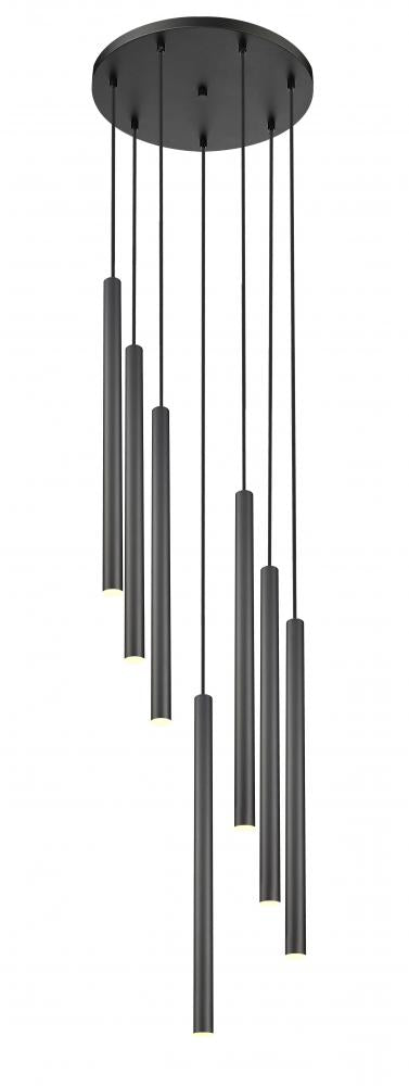 7 Light Chandelier | 919MP24-7R-MB-LED