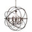 Crystorama Solaris 6 Light English Bronze Chandelier