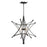 Crystorama Astro 4 Light Black Chandelier