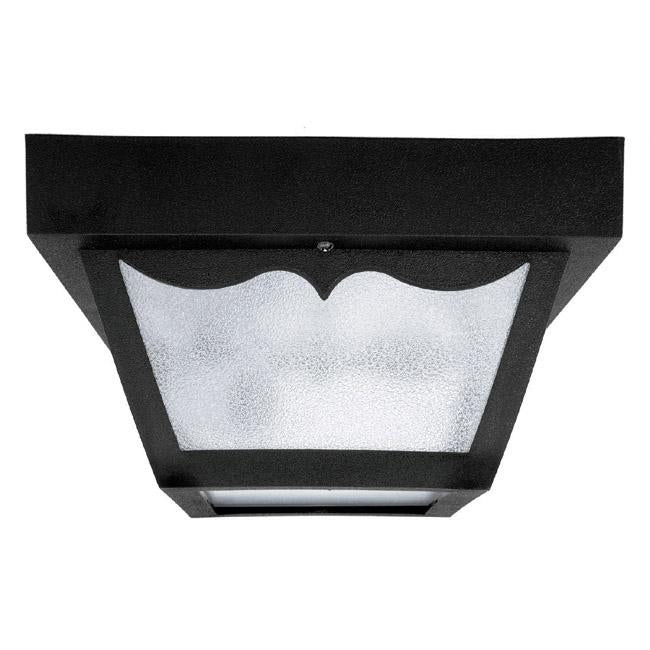 1 Light Outdoor Flush Mount | 9237BK
