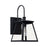 1 Light Outdoor Wall Lantern | 926811BK